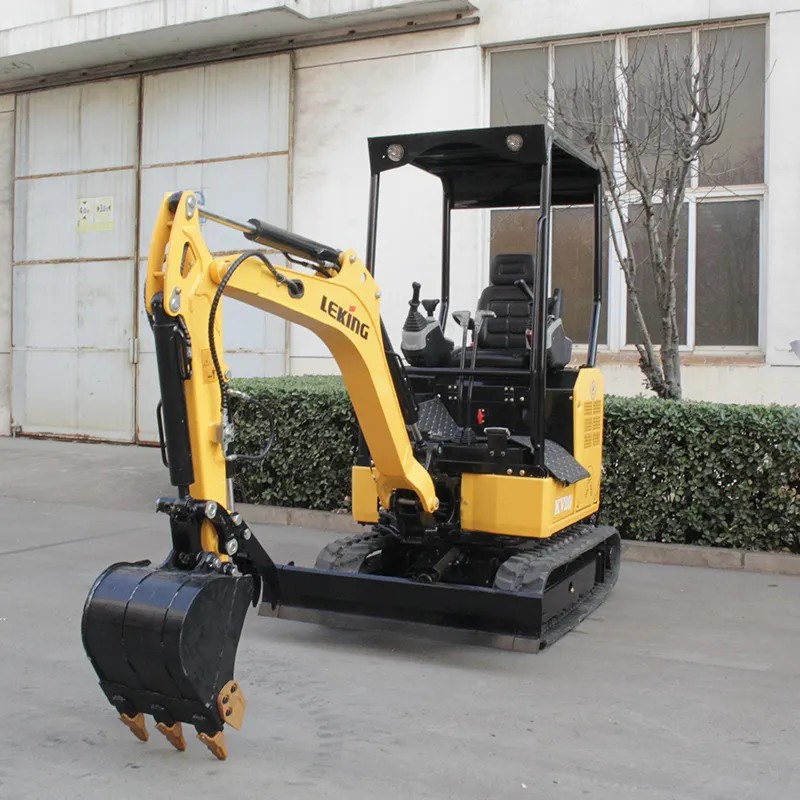 Mini excavator pe șenile pentru fermă hidraulică de 1 tonă